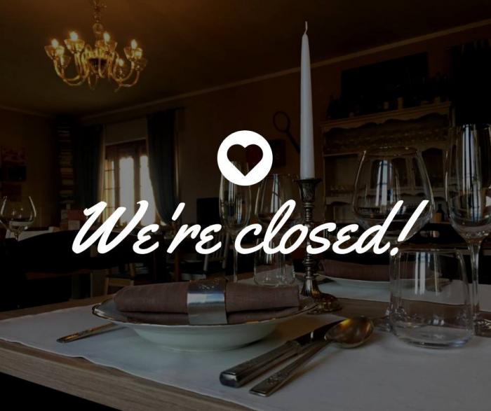 We're closed
