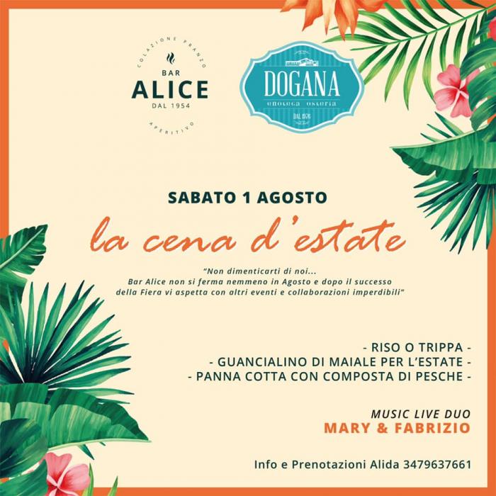 Cena 1 agosto